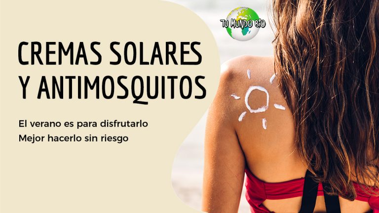 cremas solares y repelentes mosquitos
